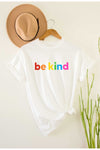 Photo 7 BE KIND RAINBOW GRAPHIC YOUTH T SHIRT