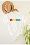 Photo 3 BE KIND RAINBOW GRAPHIC TODDLER T SHIRT