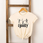 Photo 2 Spooky Dancing Skeletons Youth Graphic Tee