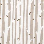Birch Stripe Jumbo Deluxe Flannel Swaddle Blanket
