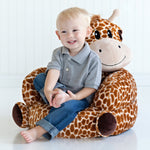 Photo 3 Children's Plush Giraffe Character Chair