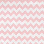 Pink Sky Chevron Fitted Crib Sheet