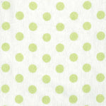 Sage Dot Deluxe Flannel Fitted Crib Sheet
