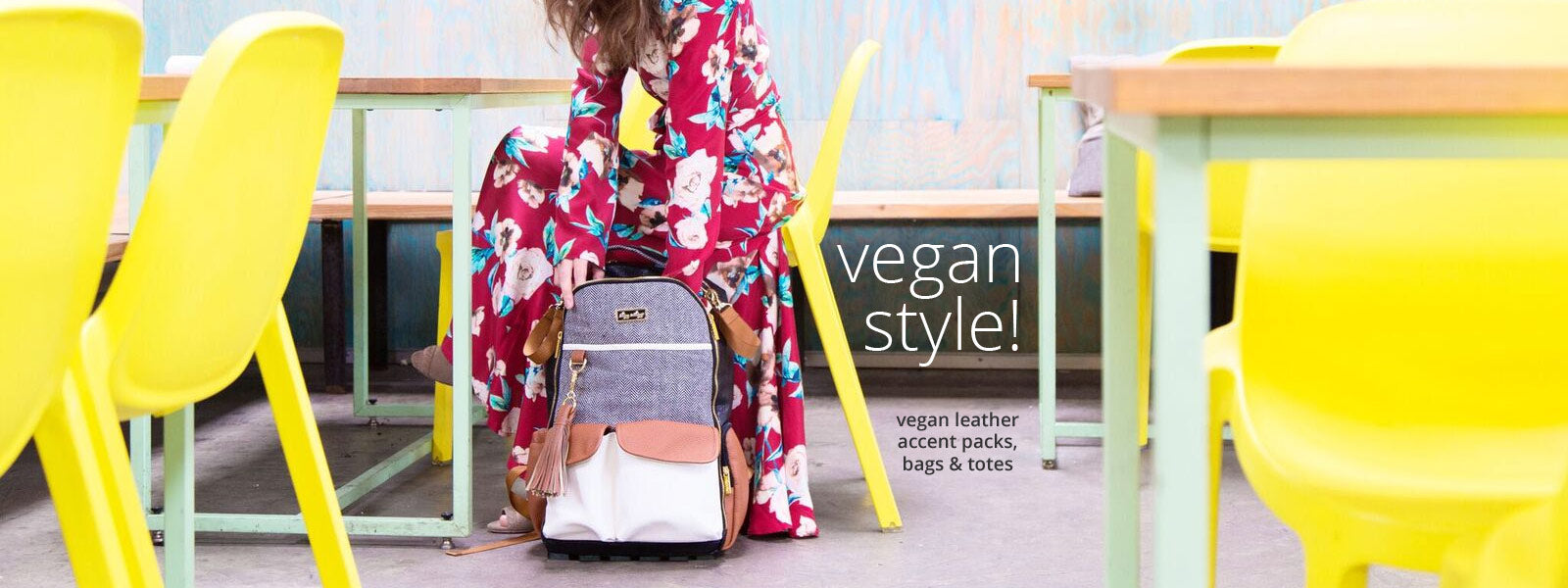 Vegan Leather Diaper Bags