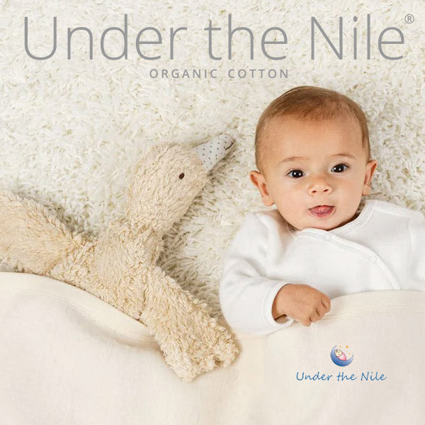 Shop Under the Nile organic cotton clothing, toys, and accessories