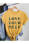 Photo 6 LOVE YOURSELF FLOWER GRAPHIC YOUTH TEE / T SHIRT