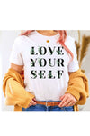 Photo 7 LOVE YOURSELF FLOWER GRAPHIC YOUTH TEE / T SHIRT