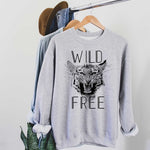 WILD AND FREE TIGER GRAPHIC TODDLER SWEATSHIRT