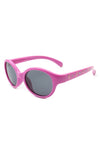 Photo 6 Kids Round Cat Eye Polarized Children Sunglasses