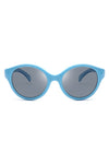 Photo 3 Kids Round Cat Eye Polarized Children Sunglasses