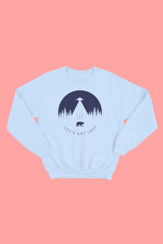 LETS GET LOST GRAPHIC YOUTH SWEATSHIRT