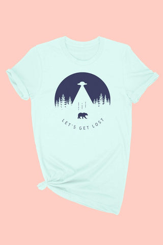 LETS GET LOST GRAPHIC YOUTH T SHIRT