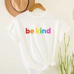 BE KIND RAINBOW GRAPHIC YOUTH T SHIRT