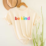 BE KIND RAINBOW GRAPHIC YOUTH T SHIRT
