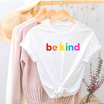 BE KIND RAINBOW GRAPHIC YOUTH T SHIRT