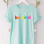 BE KIND RAINBOW GRAPHIC YOUTH T SHIRT