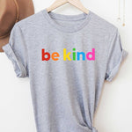 BE KIND RAINBOW GRAPHIC YOUTH T SHIRT