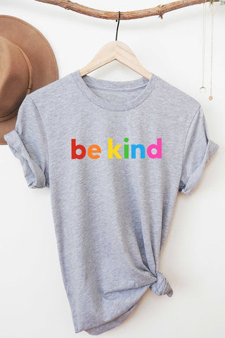BE KIND RAINBOW GRAPHIC TODDLER T SHIRT