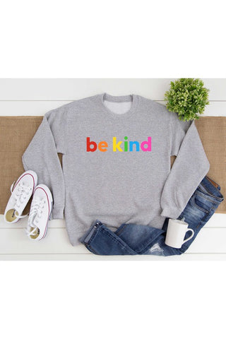 BE KIND RAINBOW GRAPHIC YOUTH SWEATSHIRT