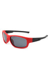 Photo 8 Kids Rectangle Polarized Sports Sunglasses