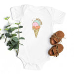 Photo 3 Super Cool Ice Cream Baby Onesie