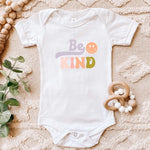 Photo 3 Be Kind Smiley Face Baby Onesie