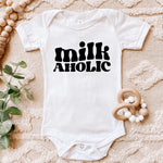 Milkaholic Wavy Baby Onesie
