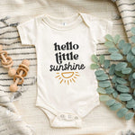 Hello Little Sunshine Baby Onesie
