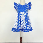 Blue Football Star Girl Dress