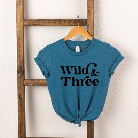 Wild And Three Toddler Graphic Tee
