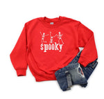 Photo 1 Spooky Dancing Skeletons Youth Sweatshirt