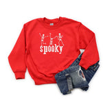 Spooky Dancing Skeletons Youth Sweatshirt