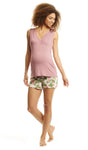Photo 4 Adalia Mommy & Me 5-Piece PJ Set-Beige Floral