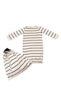 Photo 5 Adalia Mommy & Me 5-Piece PJ Set Sand Stripe