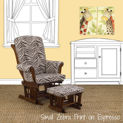 Pecan / Small Zebra Print