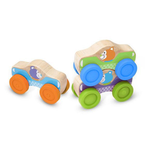 Animal Stacking Cars