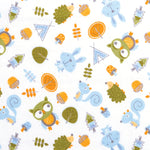 Photo 2 Animal Tepee Deluxe Flannel Fitted Crib Sheet