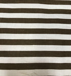 Photo 1 Animal Tracks Striped Fabric - 3yds.
