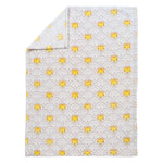 Photo 4 Art Deco Lions Scallop Plush Baby Blanket