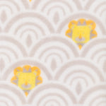 Photo 2 Art Deco Lions Scallop Plush Changing Pad Cover