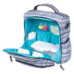 Photo 7 Aztec Black and White Convertible Backpack Diaper Bag