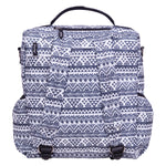 Photo 4 Aztec Black and White Convertible Backpack Diaper Bag
