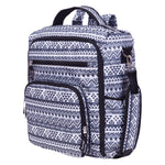 Photo 3 Aztec Black and White Convertible Backpack Diaper Bag