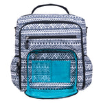 Photo 6 Aztec Black and White Convertible Backpack Diaper Bag