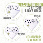 Photo 6 Baby Bandana Drool Bibs with Organic Cotton