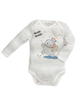 Photo 1 Baby Hippo Splash Screenprint Lap Shoulder Bodysuit