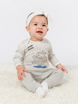 Photo 2 Baby Hippo Splash Screenprint Lap Shoulder Bodysuit