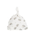 Photo 1 Baby Hugs and Kisses Printed Knot Top Beanie