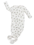 Photo 1 Baby Hugs and Kisses Printed Knotted Gown