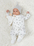 Photo 2 Baby Hugs and Kisses Printed Side Snap Kimono